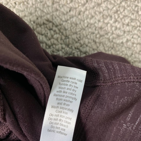Athleta Womens Leggings Size Small Purple Revelation Splits Pull On Yoga Tights - Picture 10 of 11